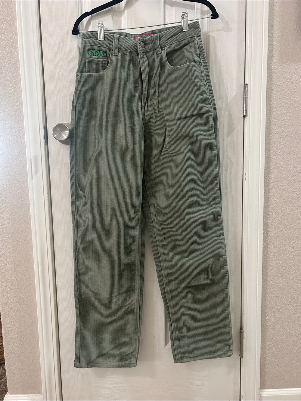 Empyre Tori Olive Green Corduroy Pants size 2